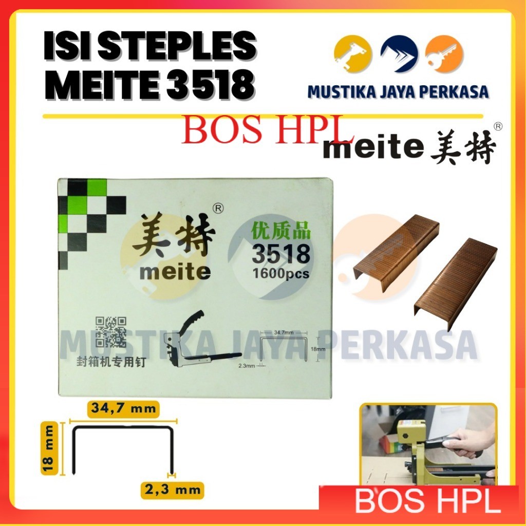 

Isi Staples Refill 3518 MEITE Mesin Staples HB3518