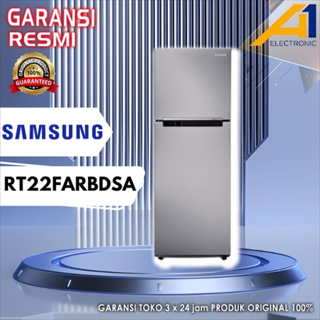 SAMSUNG Kulkas RT22FARBDSA / RT 22FARBDSA / RT22 , 2 Pintu 236 L