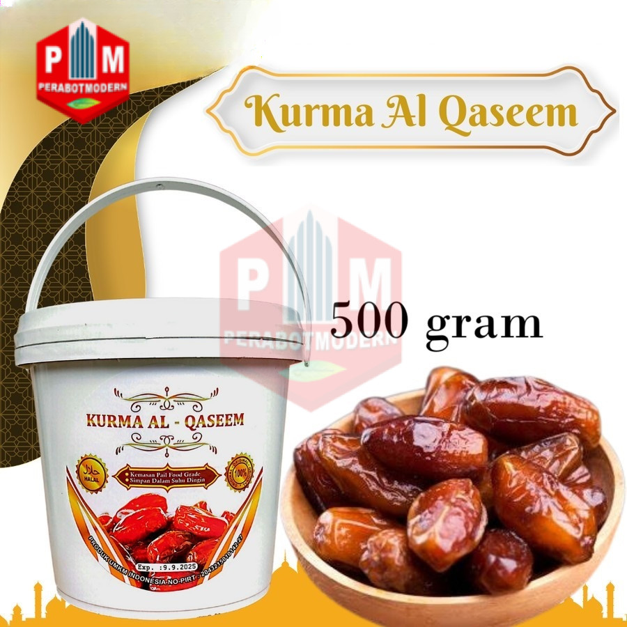 

KURMA AL QASEEM 500 GR - KURMA PREMIUM - KURMA EMBER ARAB SAUDI