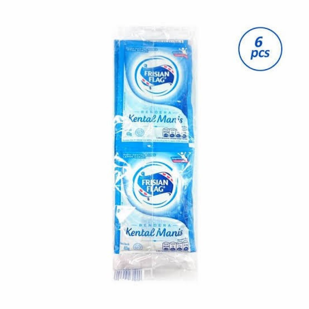 

[SKM] Frisian Flag Kental Manis Plain Sachet | Kemasan Pack (6pcs x 38gr)