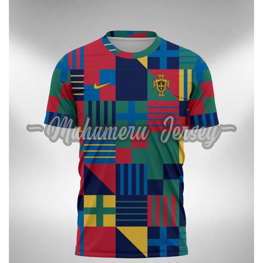 Jersey Portugal Prematch Training Piala Dunia 2022