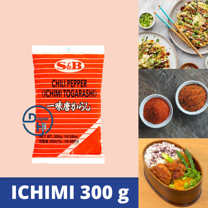 

S&B Ichimi & Shicimi Togarashi 300 g / Bubuk Cabe Import Jepang / Chil - S&B Ichimi