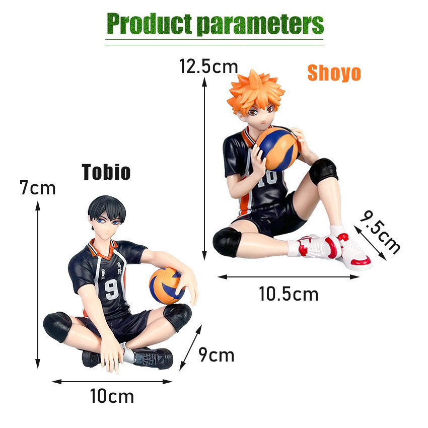 ZENID Action Figure haikyuu shoyo Tobito Kageyama shoyo Tobito pegang bola volly shoyo minum Figur