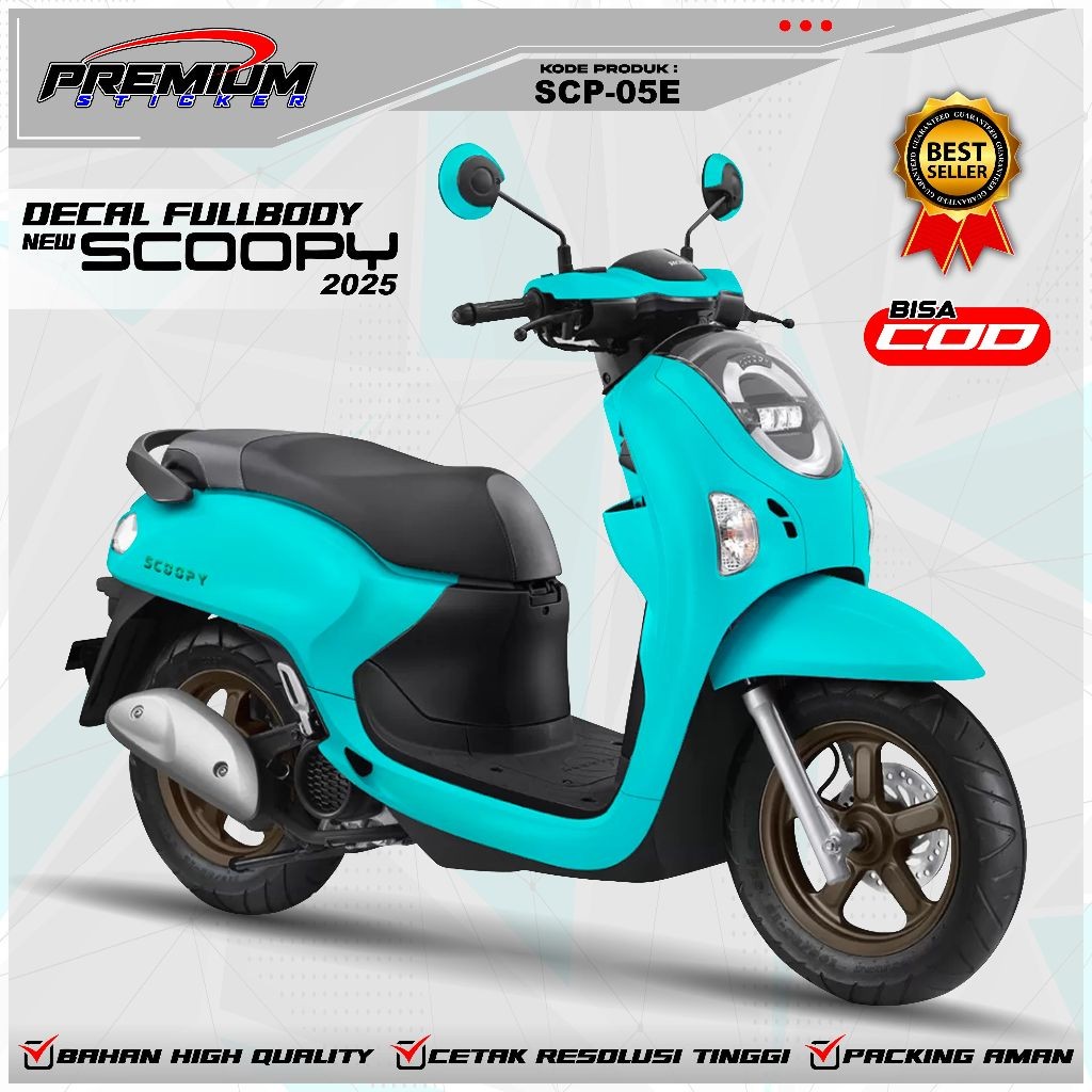 

STIKER HONDA SCOOPY 2025 TERBARU / STIKER DECAL SCOOPY FULL BODDY/ TAHAN LAMA VIRAL