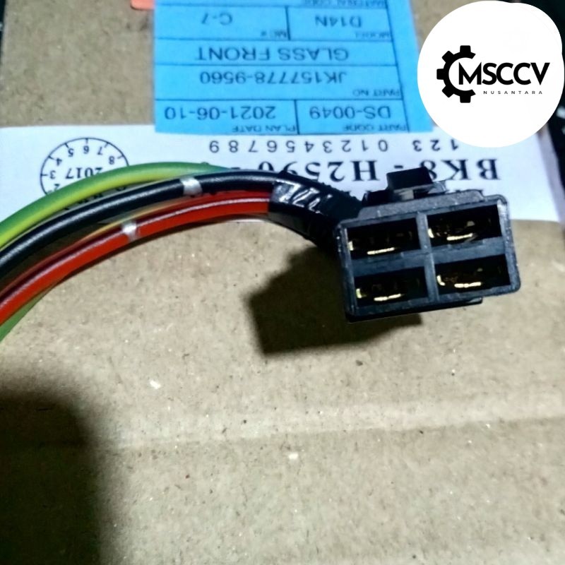 SOKET KABEL BENDIK STATER YAMAHA BYSON , NOUVO , SCORPIO , XEON ORIGINAL