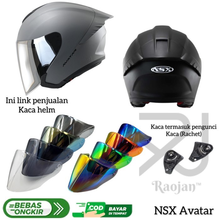 Kaca helm NSX Avatar Visor helm NSX Avatar
