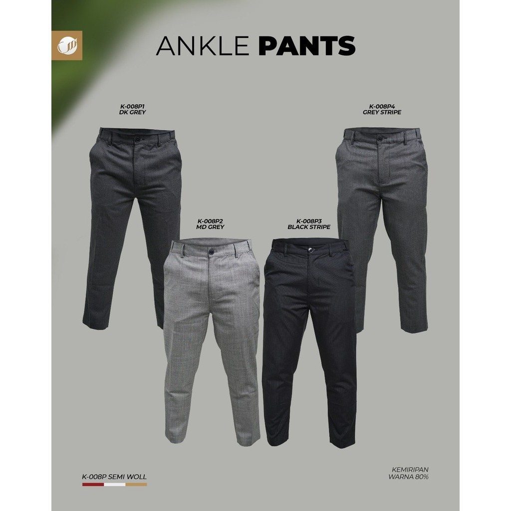 SAMASE Sirwal Kantor K008 Celana Panjang Pria Muslim