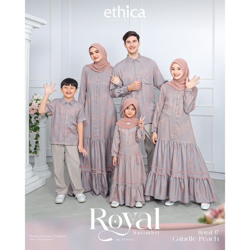 ETHICA Sarimbit Keluarga ROYAL 17 Candle Peach