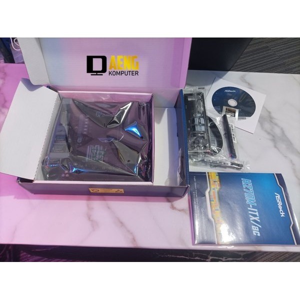 Motherboard Mobo Mainboard ASRock H270M - ITX/ac Mini itx Socket 1151 DDR4 Gen 6 Gen 7 New Mantap