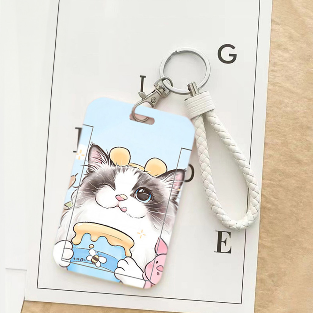 

ID CARD HOLDER MOTIF KUCING TEMPAT KARTU PHOTOCARD PHOTO CARD