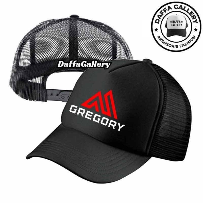 Daffaa Gallery Topi Trucker GREGORY - Topi Distro GREGORY Logo - Topi GREGORY Premium - Topi Pria De