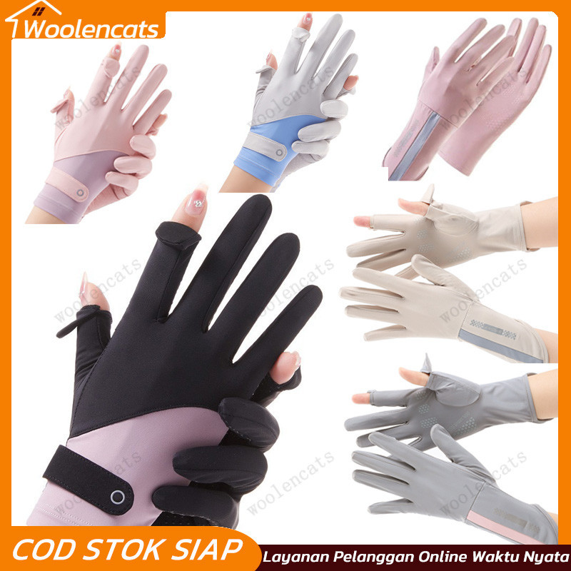 Gloves/Sarung Tangan Anti UV/sarung tangan motor/sarung tangan motor anti uv/Sarung Tangan Wanita
