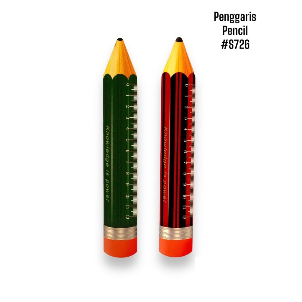 

Penggaris Kayu Impor 12 cm Pencil #S726 Mistar Alat Tulis Sekolah Motif Pensil - Satuan - SHAGB