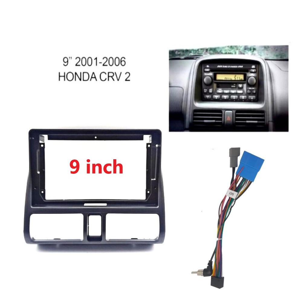 Frame 9 inch Honda CRV Gen 2 2001 - 2007 Panel Head Unit