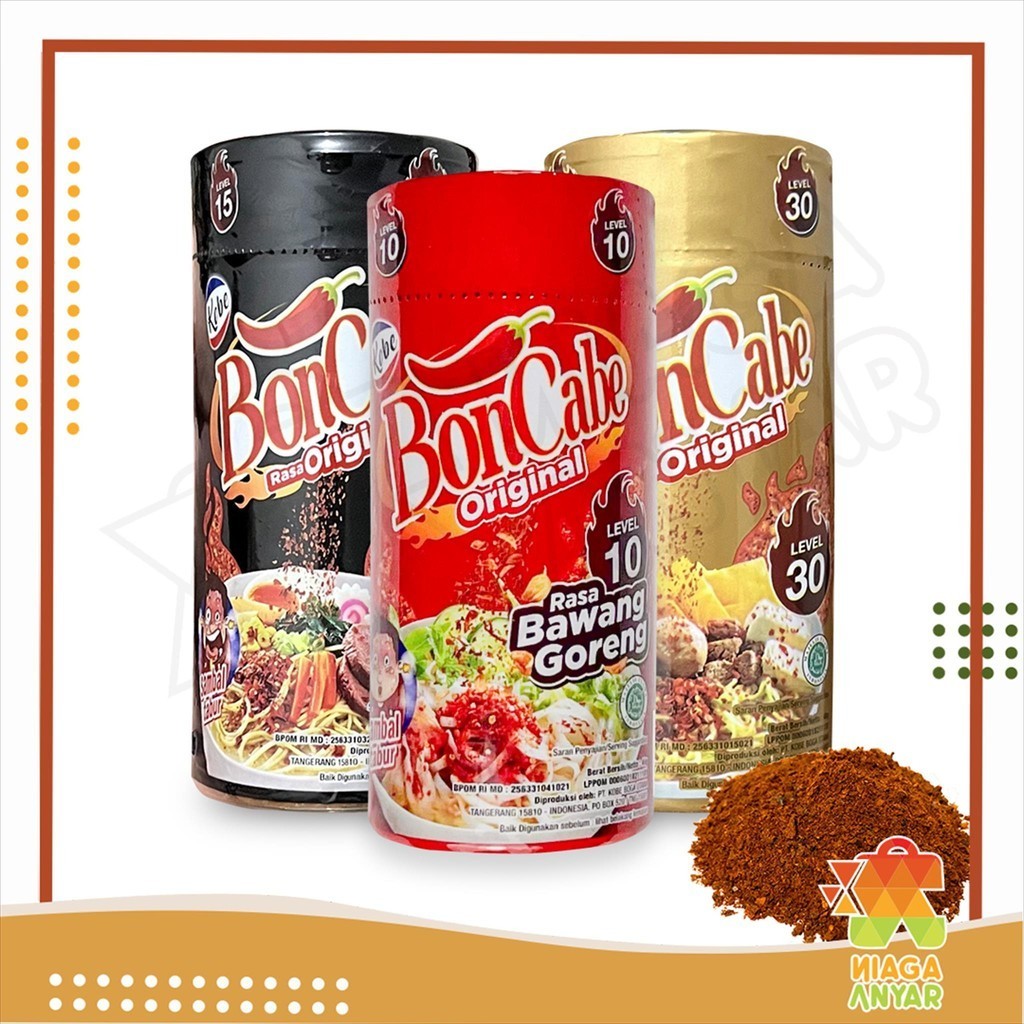 

NAS Kobe BonCabe Sambal Tabur Cabe Bubuk Botol / Bon Cabe Sambel Cabai Kering Halus Original