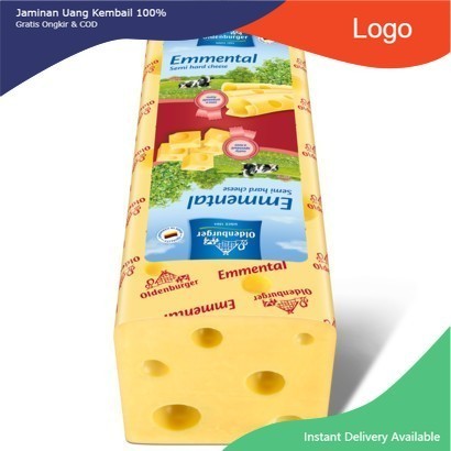 

Emmental Cheese Oldenburger / Keju Emmental Oldenburger - REPACK