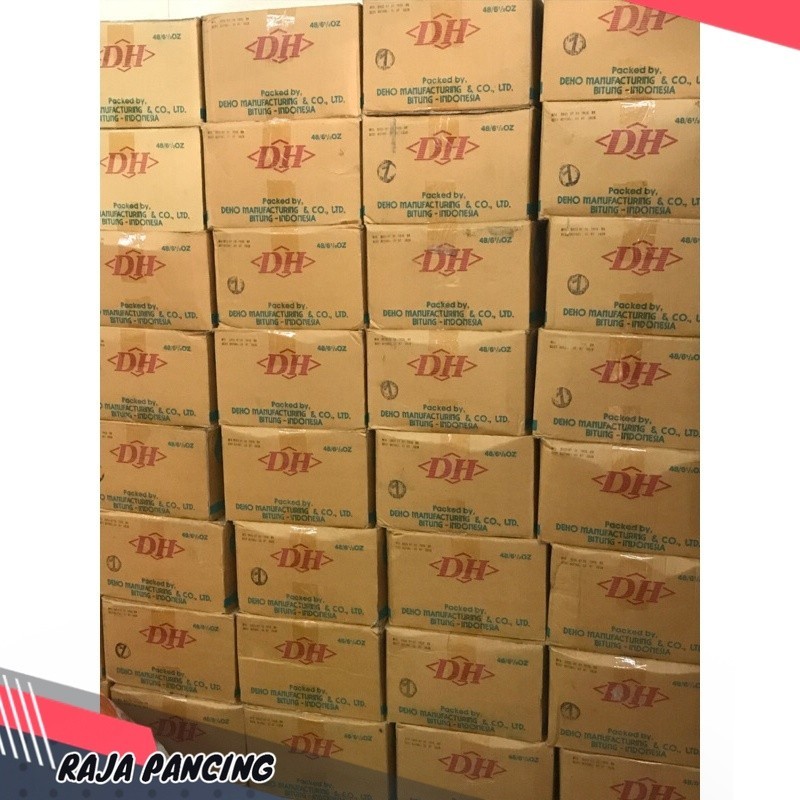 UMPAN PANCING - DEHO TUNA  Dalam KEMASAN CHUNK IN OIL - 1 DUS I(SI 48PCS) - GROSIR