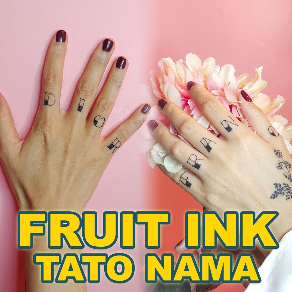 Fruit ink Tattoo Nama - Alphabet