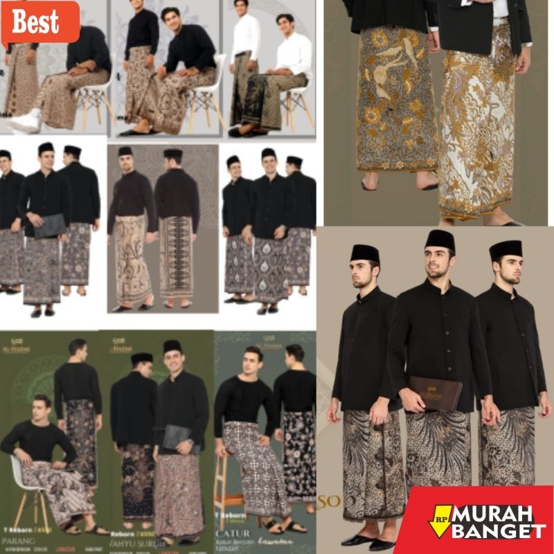 Sarung idaman- Gusjigang 》 Sarung Batik Lawasan Katun Asli / Sarung Pria  _ Sarung Dewasa / Sarung C