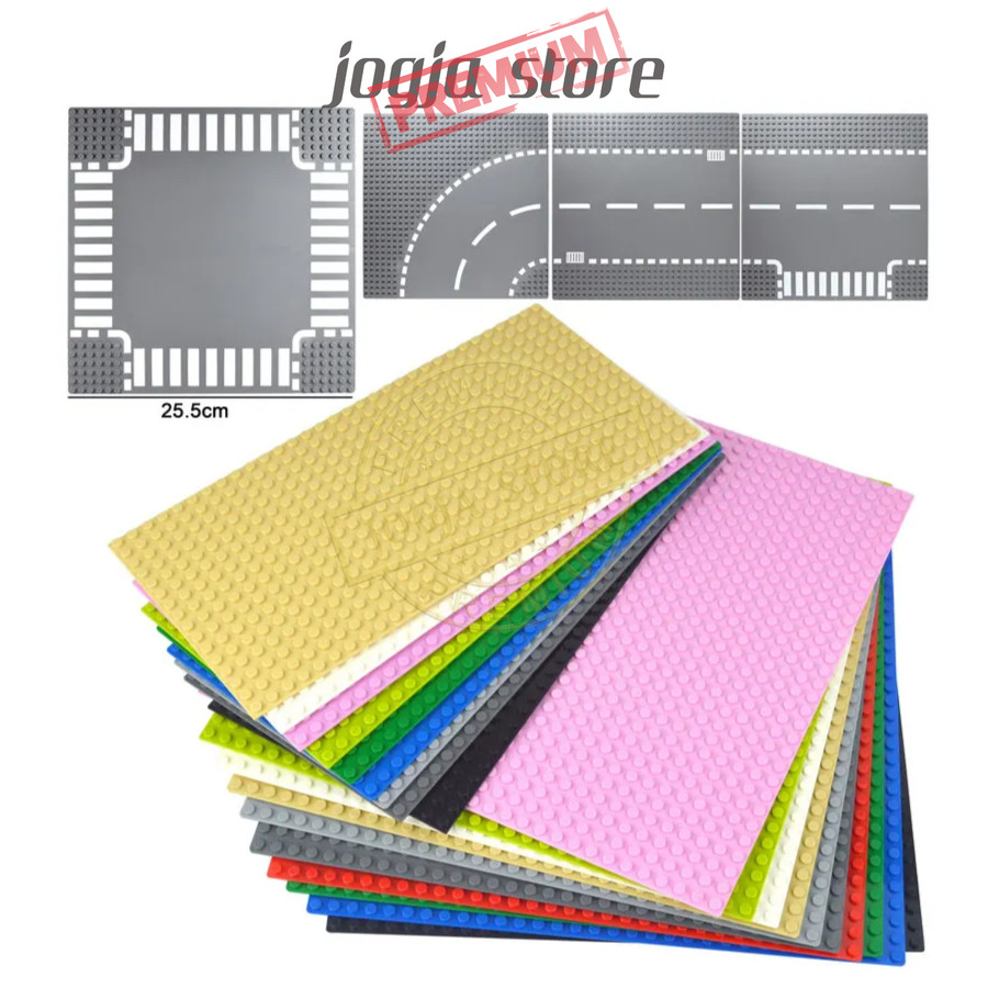 Baseplate LEGO Building Base Plate Brick Papan LEGO 16-32 Dots 10Inch