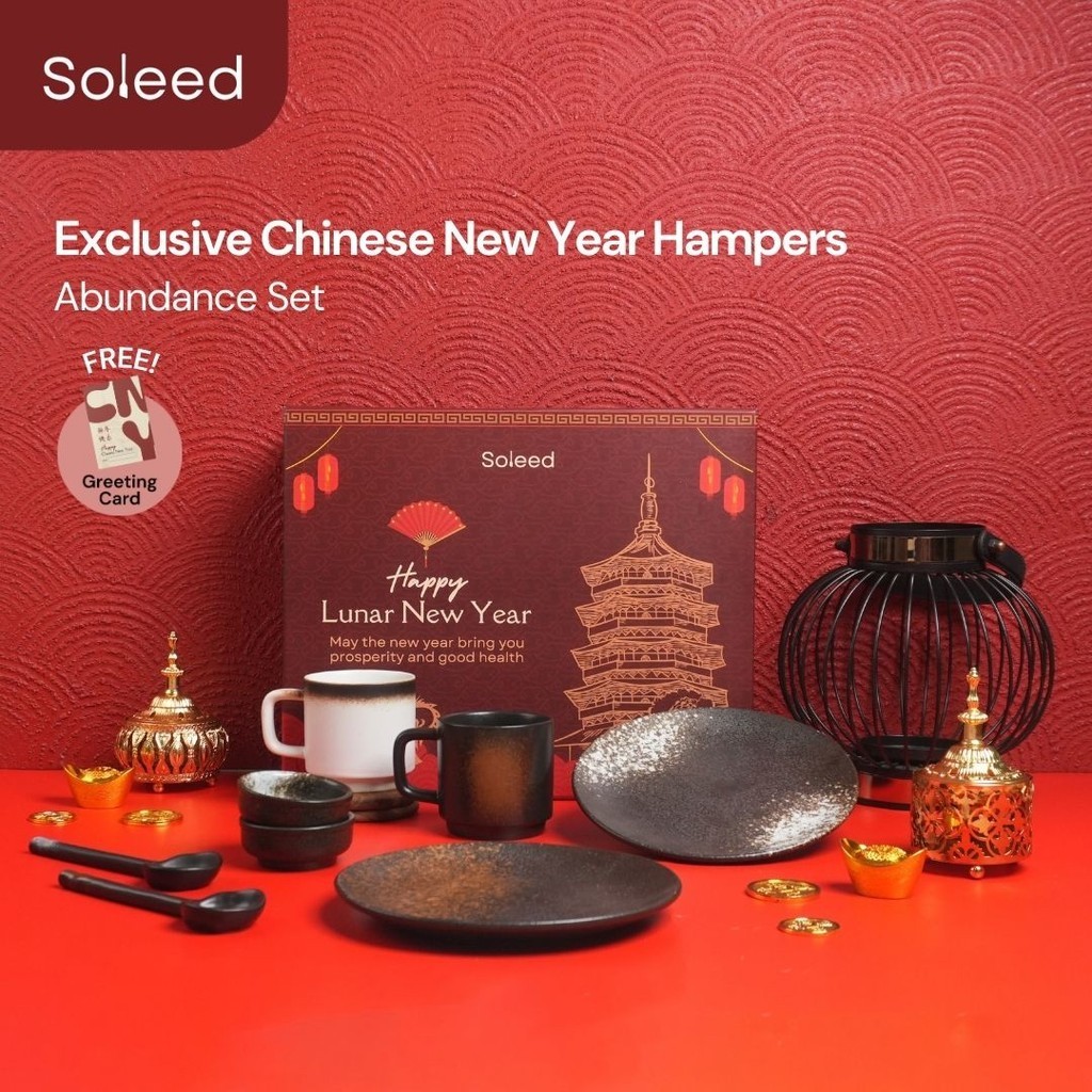 

Hampers Imlek Chinese New Year Piring Keramik | Abundance Set v2