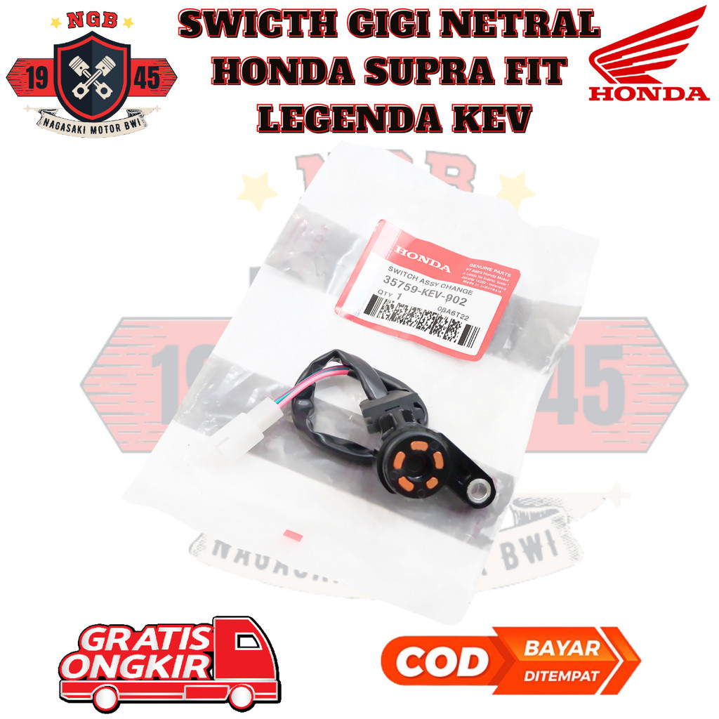 Switch Gigi Netral Honda Supra Fit & Legenda / Sensor Gigi Netral Motor Supra X 100 & Grand - KEV