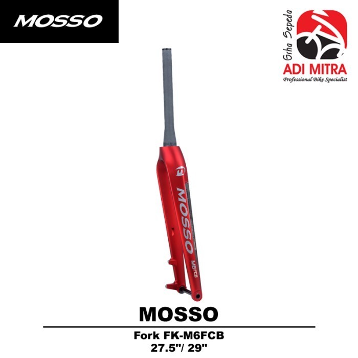 Mosso M6FCB Fork Rigid Disc Brake Fork Sepeda Carbon 27.5 / 29 Inch