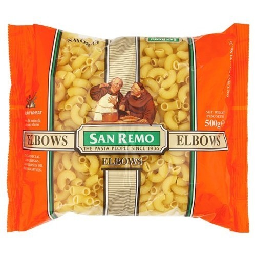 

San Remo Pasta Spaghetti Fettucine Elbow Fusilli Penne Macaroni - Spaghetti