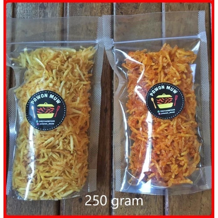 

KERING KENTANG 250 GRAM / KENTANG MUSTOFA / MUSTOFA / MUSTOFA KENTANG - PEDASMANIS 250g