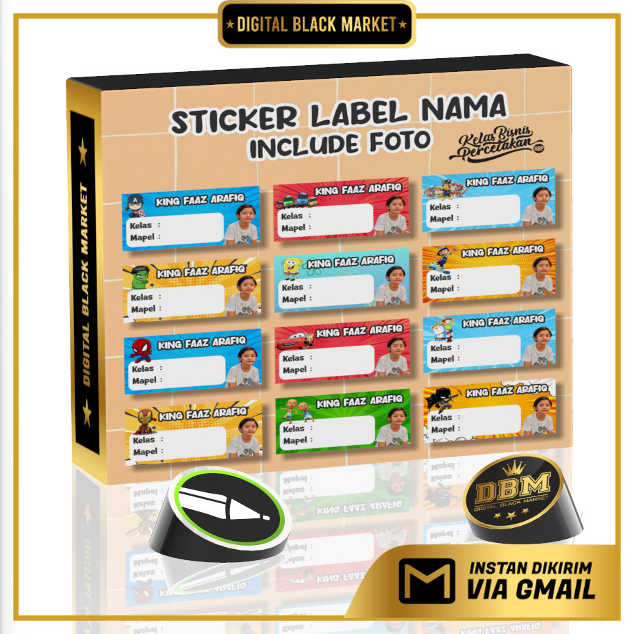 

ID99196 - 48 Stiker Buku Versi Coreldraw 2022