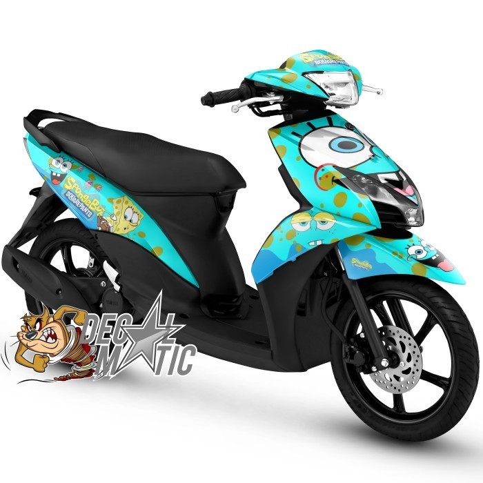 Decal Mio GT Full Body Variasi Stiker Full body Motor J Sticker Mio J/ Mio GT Spongebob