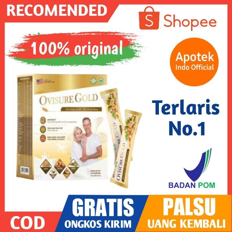 

ovisure gold susu 100% original asli vitamin tulang dan sendi nyeri terbaik BPOM