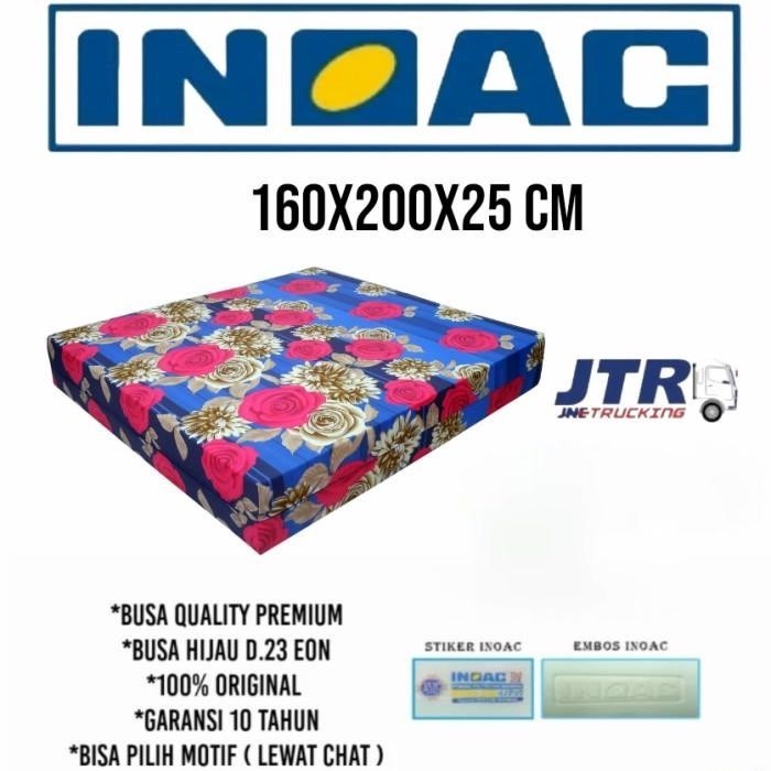 kasur busa inoac original 160x200 tebal 25 cm garansi 10 tahun