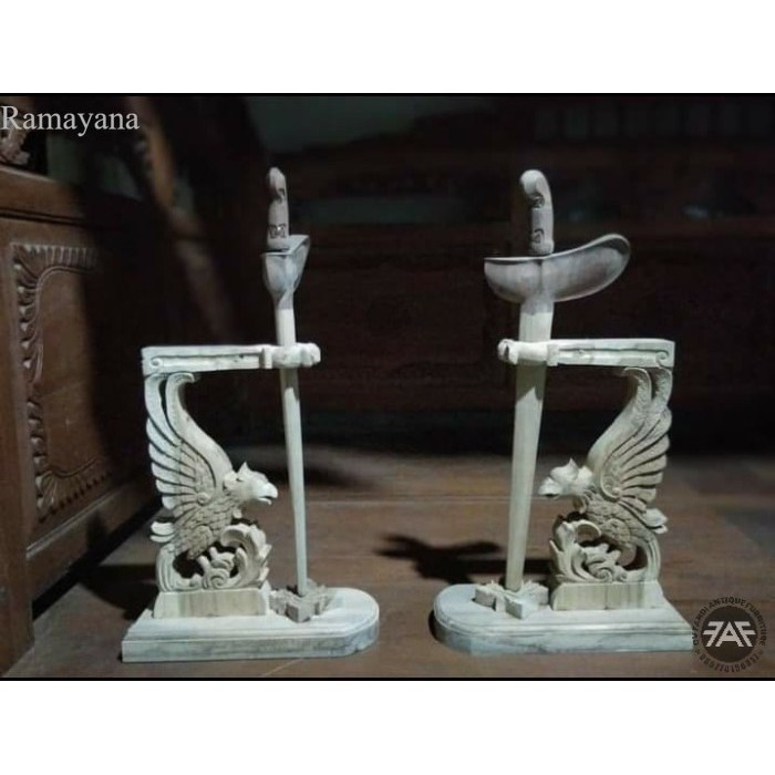 

jagrak keris isi 1 ukiran burung mentah BM01629 Antik