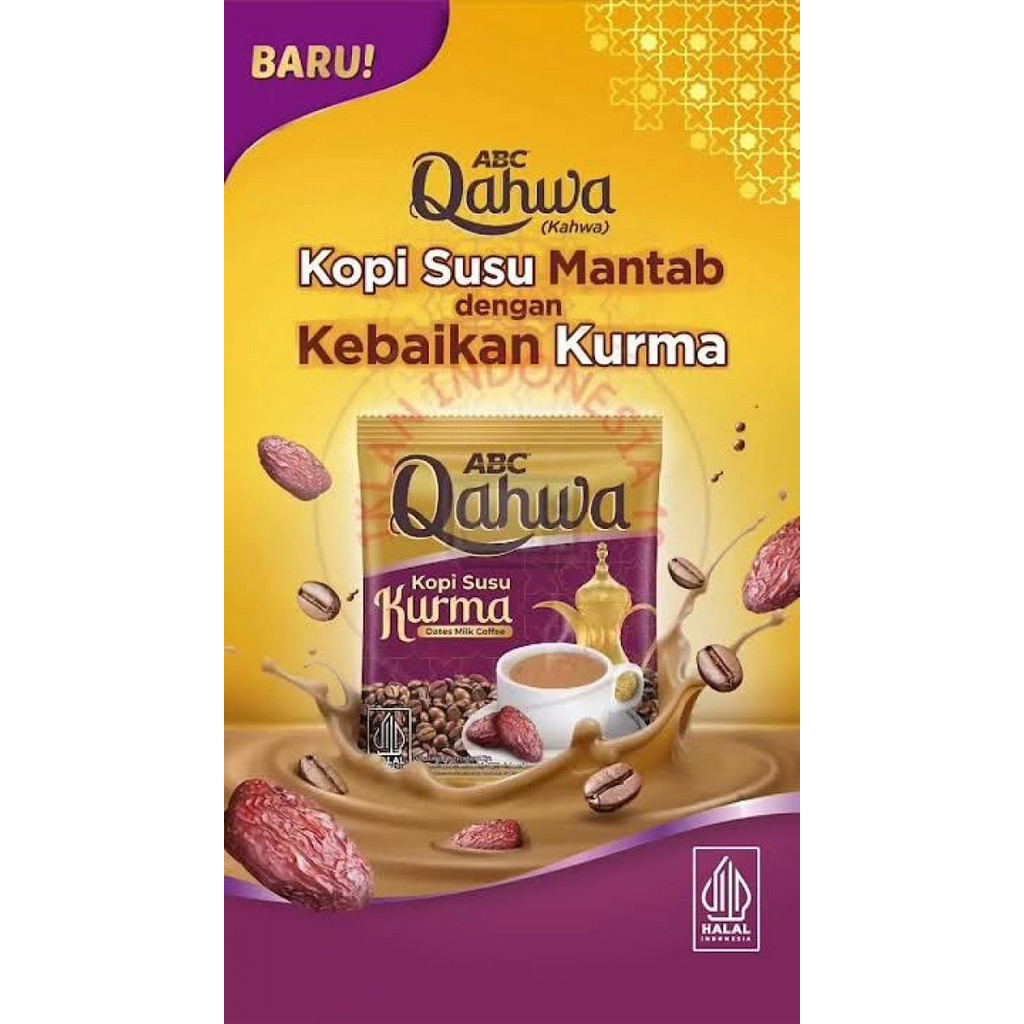 

ABC Qahwa kopi susu rasa kurma 10 sachet