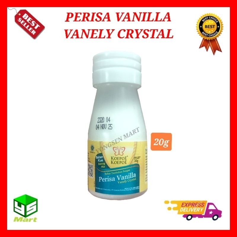 

Perisa vanilla Koepoe Koepoe , vanili vanilli vanely crystal 20gr