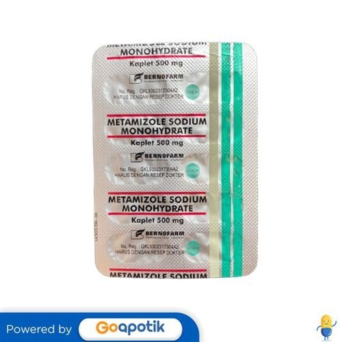 Metamizole Sodium Bernofarm 500 Mg Blister 10 Kaplet