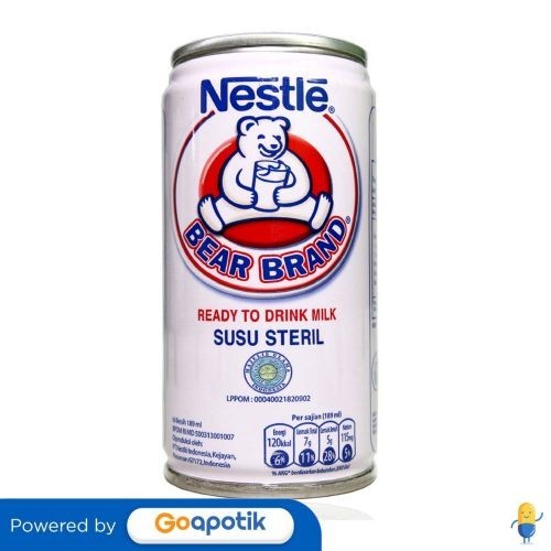 

Bear Brand Susu Steril 189 Ml Kaleng