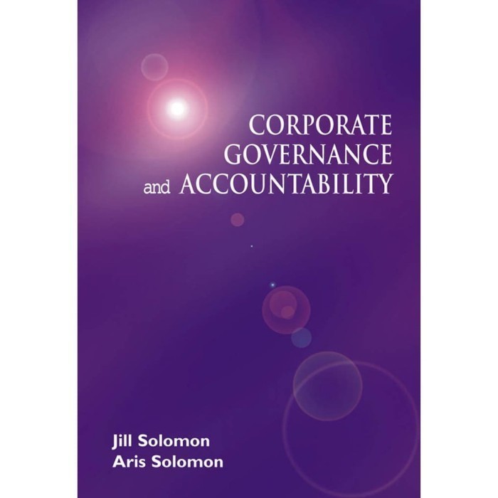 

Corporate Governance and Accountability Jill Solomon, Aris Solomo