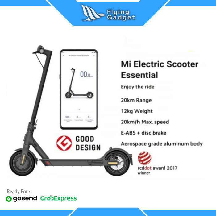 promo diskon spesail Mi Electric Scooter Essential Skuter Otoped Elektrik Lipat