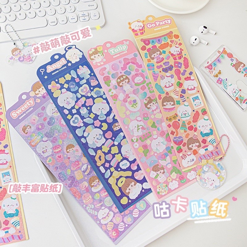 

Sticker sparkling, sticker kertas, untuk planner, journal dan diary