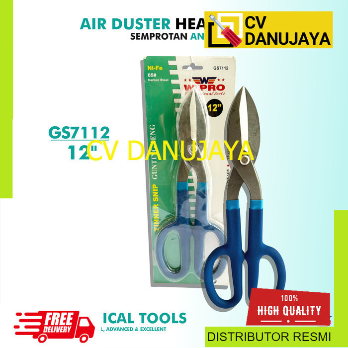 

Gunting Seng Wipro (American Type) Ukuran 8'' | 10'' | 12'' - GS7108 8