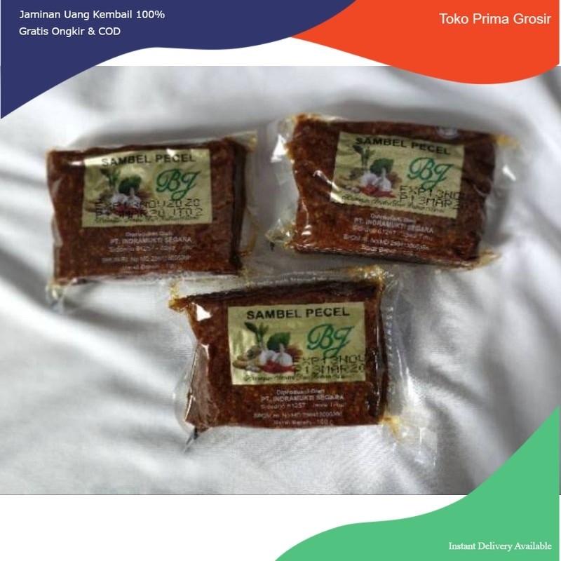 

Bumbu Sambel Pecel BJ Kemasan 100 Gram Khas Jawa Timur