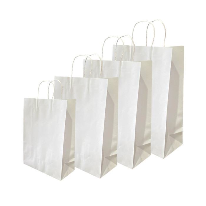 

Paper Bag Putih Polos Tas Tebal Souvenir Tali Kertas Kado Ulang Tahun
