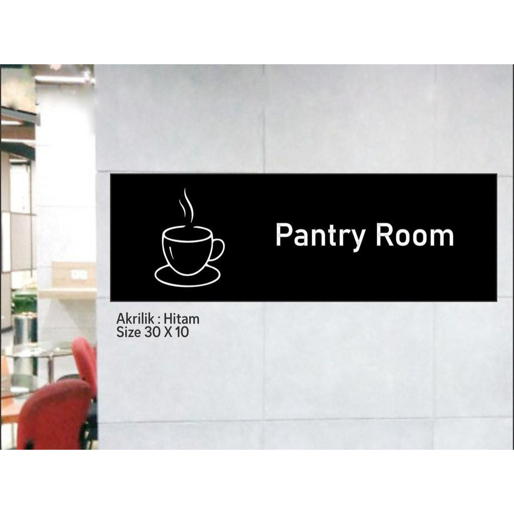 

Papan Tanda Akrilik PANTRY | Sign Board Acrylic Pantry Tinggal Tempel