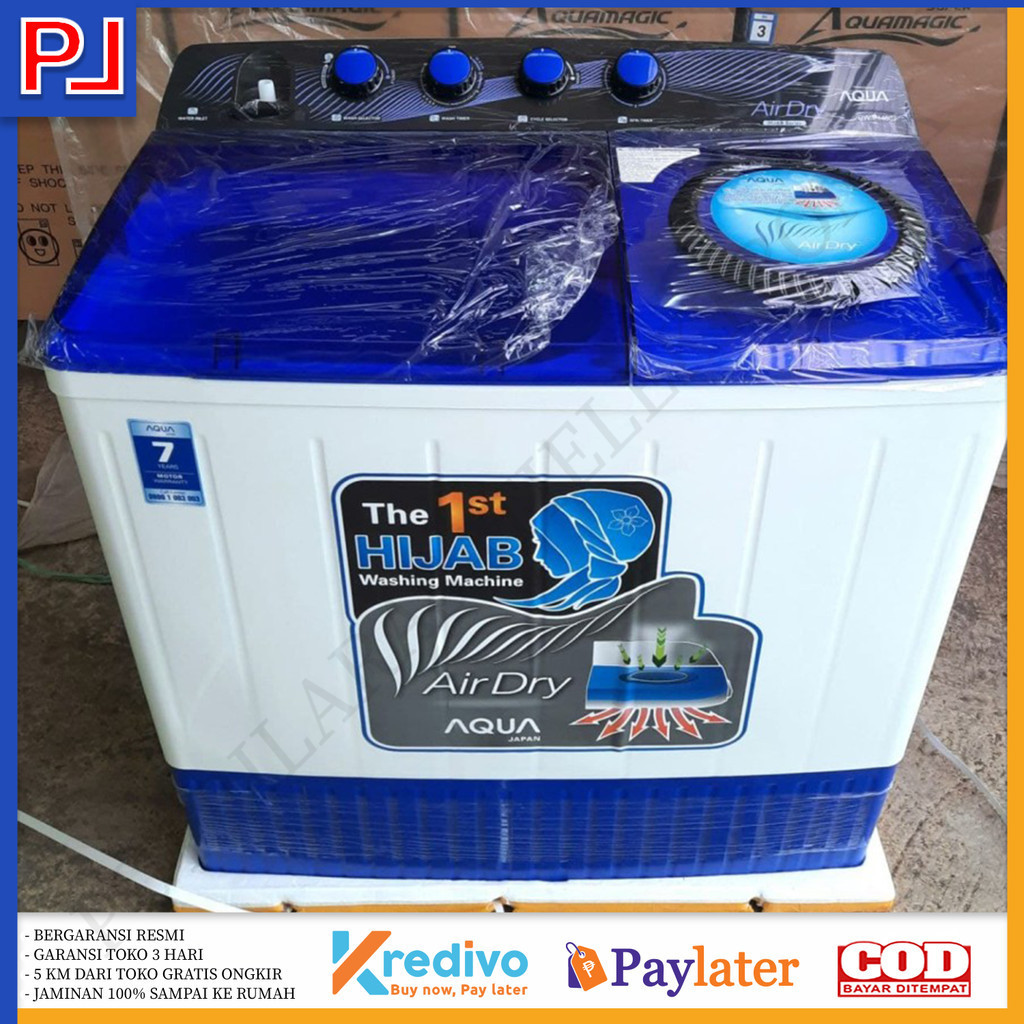 MESIN CUCI 12 KG AQUA JAPAN QW1250XT KHUSUS BANDUNG & JAWABARAT