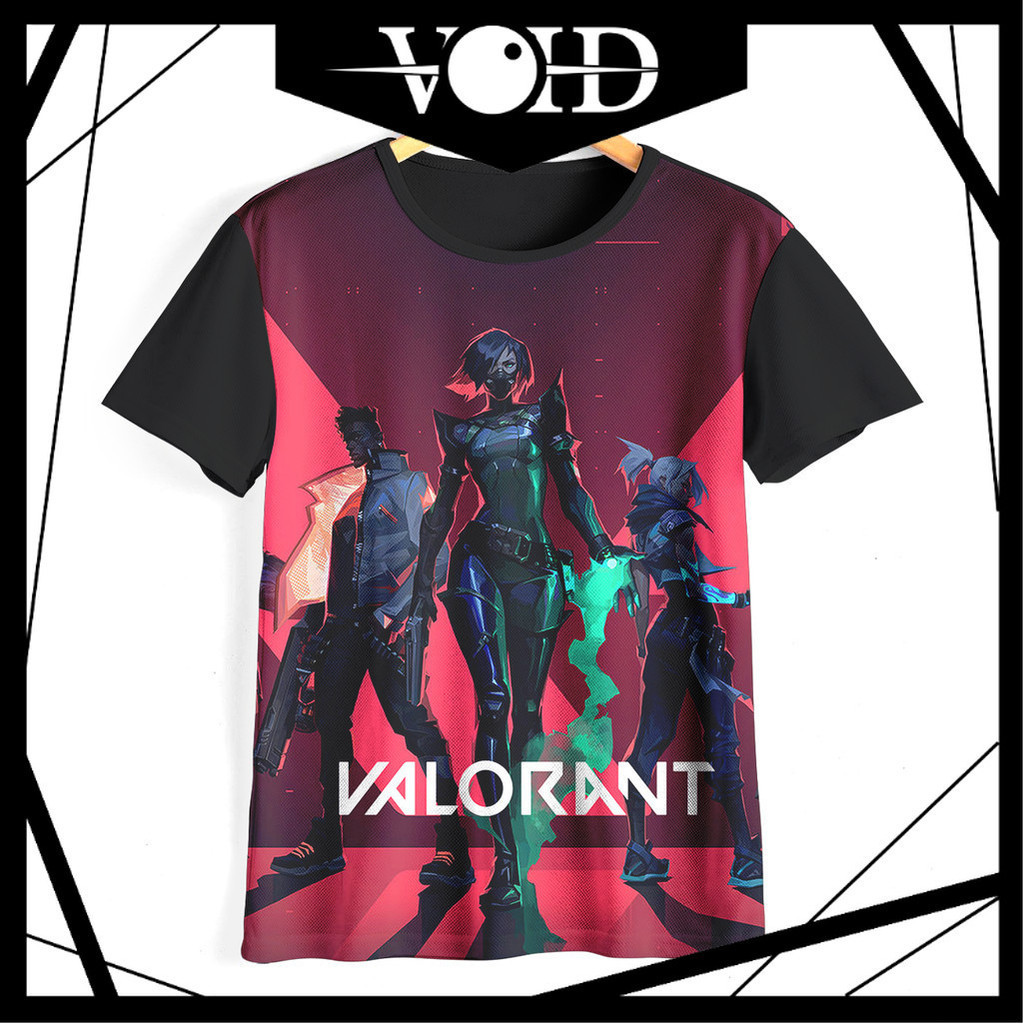 Kaos Valorant Keren dan Adem | Kaos Game Valorant Anak & Dewasa | 02V Valorant
