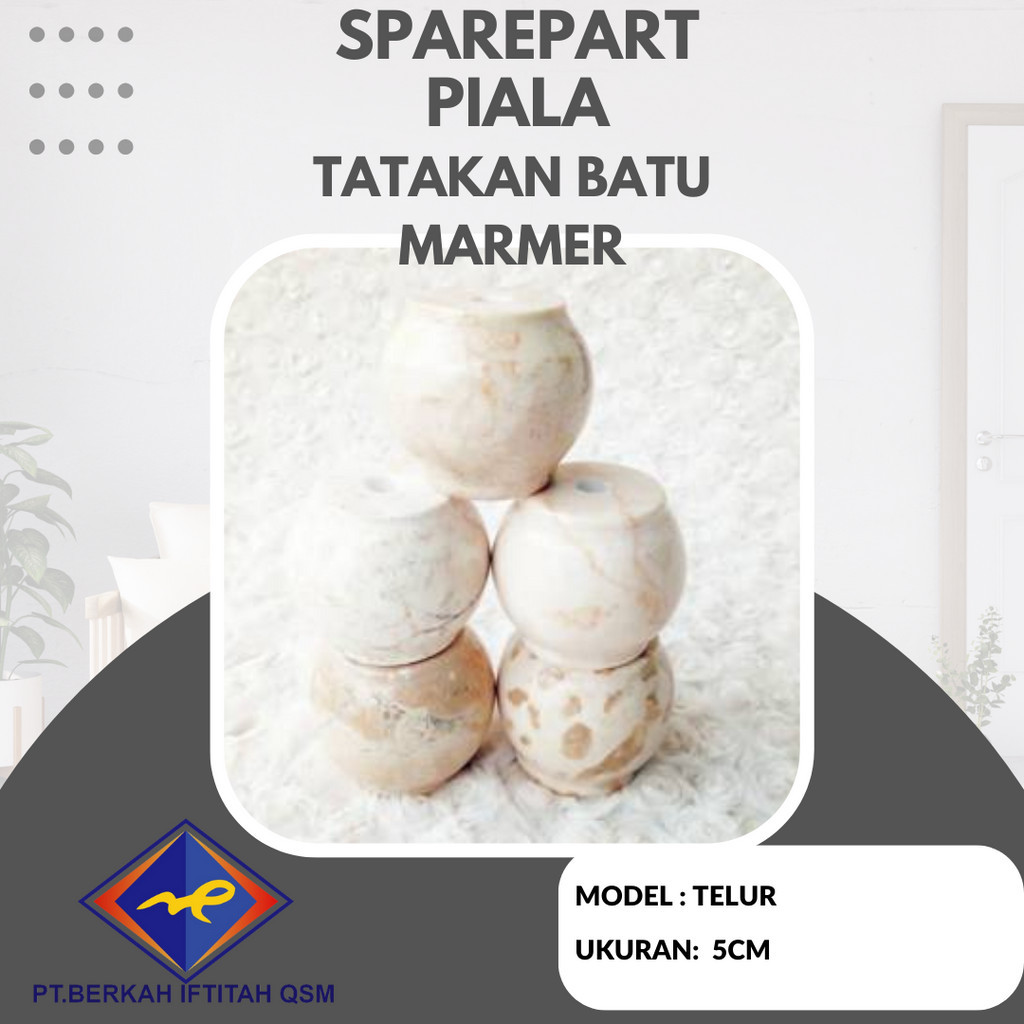 piala Marmer telur Marmer 5cm batu marmer batu onix part piala