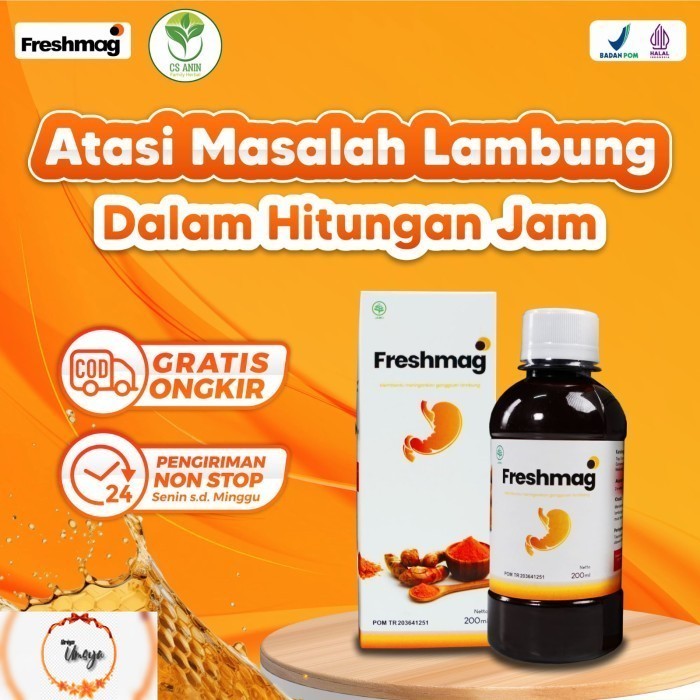 

Freshmag Madu Lambung - Obat Herbal Atasi Maag Asam Lambung & Gerd