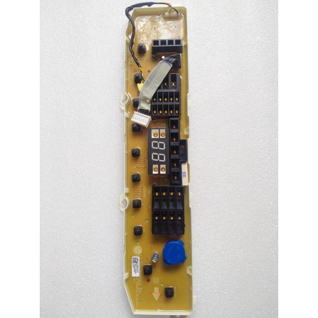PCB TOMBOL DISPLAY EBR83263217 MESIN CUCI TOP LOAD LG T2107VSPM1 T2108VSPM